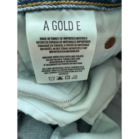 AGOLDE Parker Vintage Cut-Off Shorts in Swampmeet Button Fly Size 25 - Picture 10 of 10